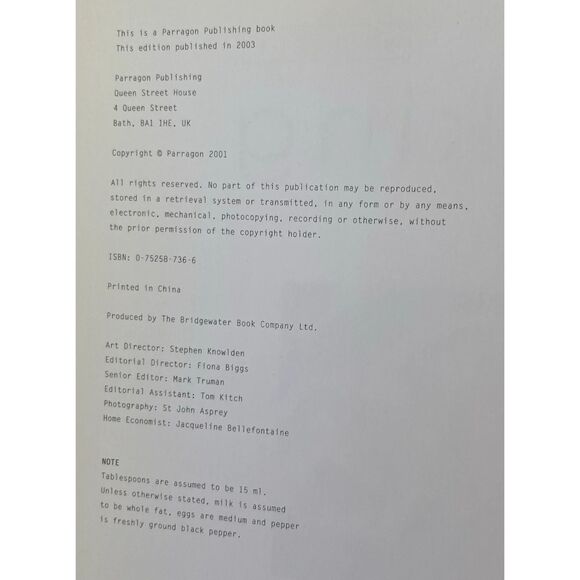 Traditional Baking Simply Baking Recipe Cookbook by Paragon Publishing Co. - Picture 3 of 14